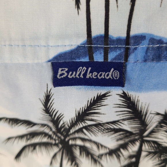 Bullhead Island Series Shirt Mens XL‎ Blue Hawaiian Tropical Beach Button - Picture 8 of 12
